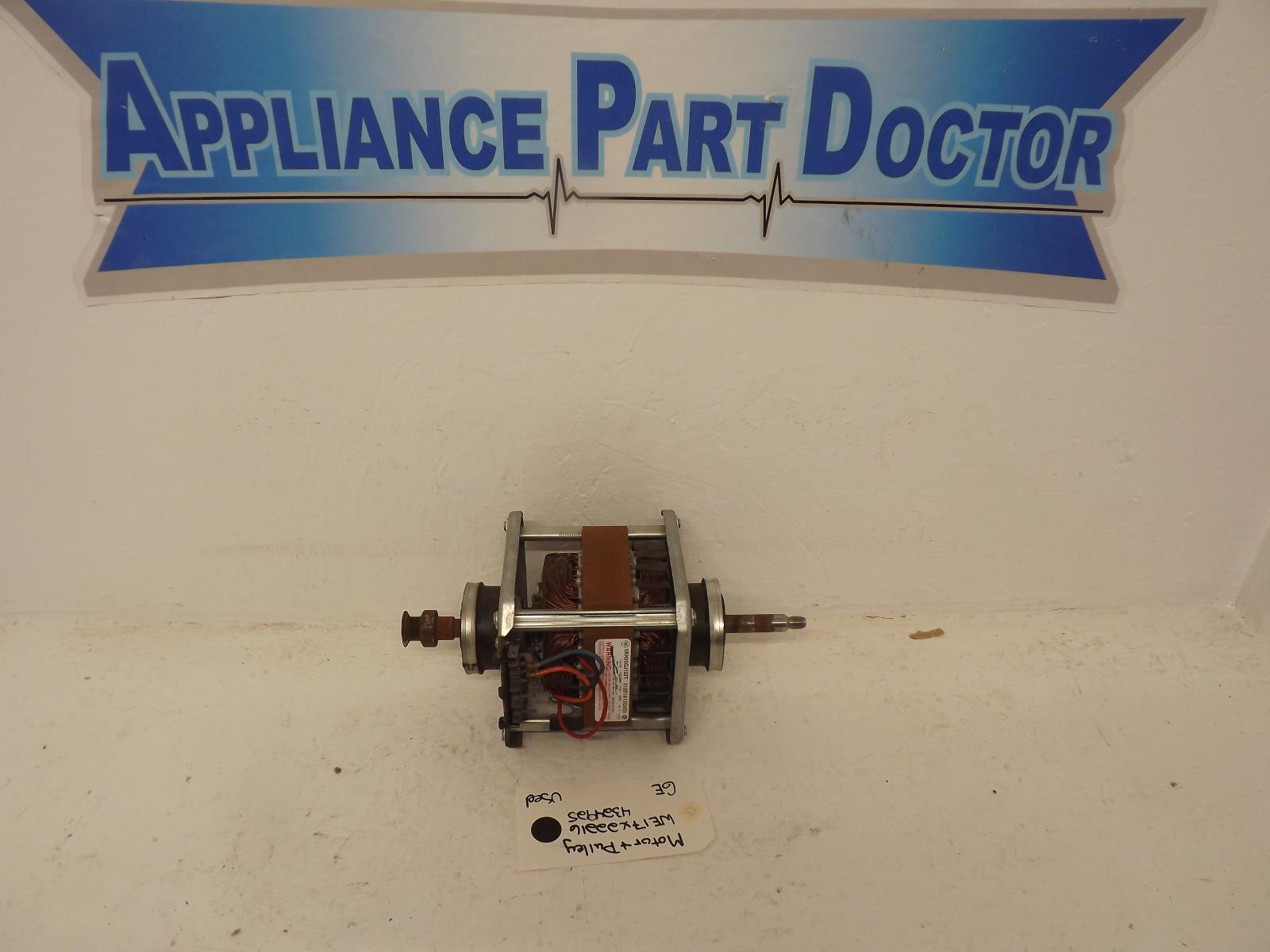 GE Washer WE17X22216 4324925 Motor & Pulley Used GE Washer WE17X22216 4324925 Motor & Pulley Used